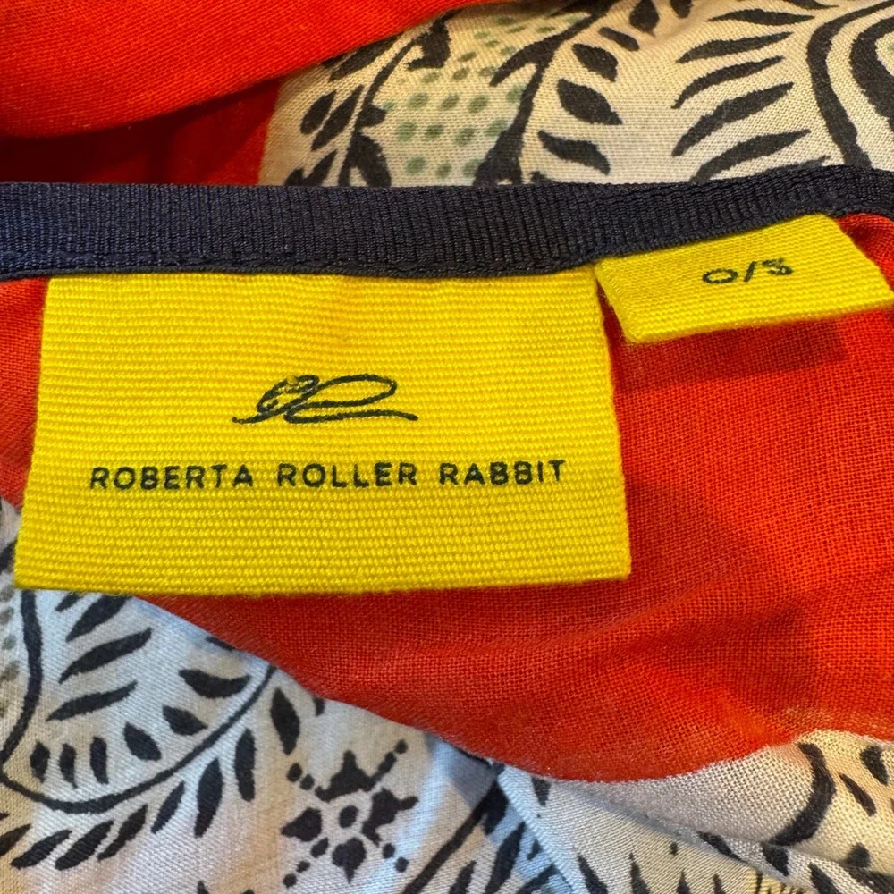 Roberta Roller Rabbit Paisley Maxi Dress One Size Viscose‎ Handkerchief Hem - Picture 4 of 8